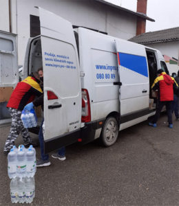 Humanitarna pomoč v Petrinji