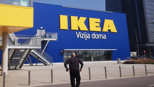 Tekstilni kanali Prihoda v trgovini IKEA